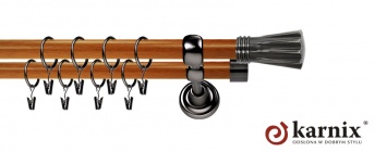 Karnisz Metalowy Prestige 25/19mm Matrix Antracyt - calvados