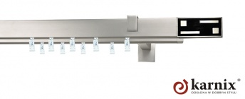 Karnisz apartamentowy aveno 31x13/31x13mm Aster Chrom mat