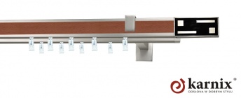 Karnisz apartamentowy aveno 31x13/31x13mm Aster Chrom - calvados