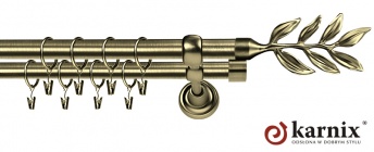 Karnisze Metalowe Rzymskie 19/19mm Aldis antyk mosiądz