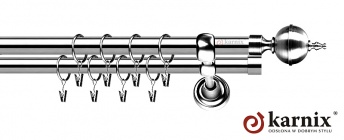 Karnisze Metalowe Rzymskie 19/19mm Roxy INOX
