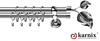 Karnisze Metalowe Rzymskie 19/19mm Sorento INOX