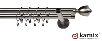 Karnisze nowoczesne NEO na wymiar 19/19mm Avanti antracyt