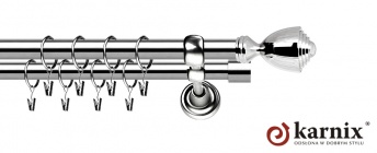 Karnisze Metalowe Rzymskie 25/19mm Avanti INOX