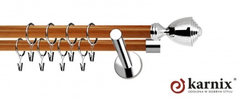 Karnisze Nowoczesne NEO Prestige 19/19mm Avanti INOX - calvados