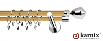 Karnisze Nowoczesne NEO Prestige 19/19mm Avanti INOX - pinia