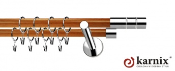 Karnisze Nowoczesne NEO Prestige 19/19mm Cylinder INOX - calvados