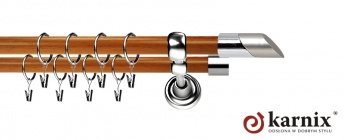 Karnisz Metalowy Prestige 19/19mm Falko INOX - calvados