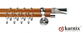 Karnisz Metalowy Prestige 19/19mm Loca INOX - calvados