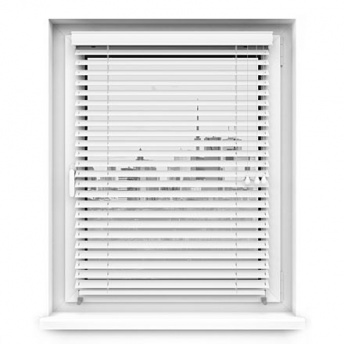 Żaluzje Bambusowe 50mm na wymiar - Snow (biały)