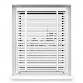 Żaluzje Bambusowe 50mm na wymiar - Snow (biały)