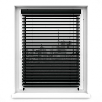 Żaluzje Bambusowe 50mm na wymiar - Onyx (czarny)