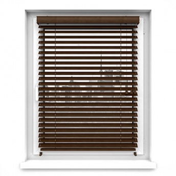Żaluzje Bambusowe 50mm na wymiar - Walnut