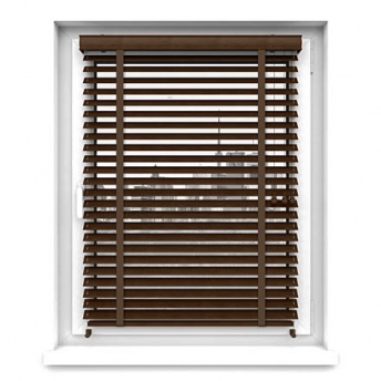 Żaluzje Bambusowe 50mm na wymiar - Walnut